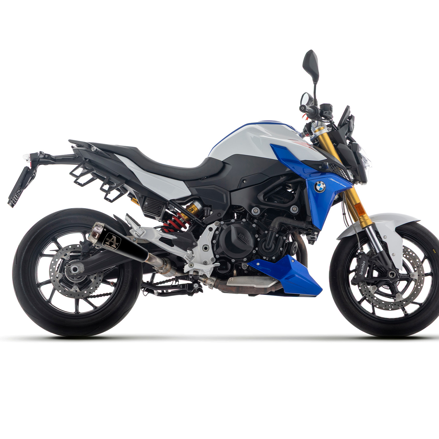 Escape acero negro Pro Race BMW F900XR-R 25+