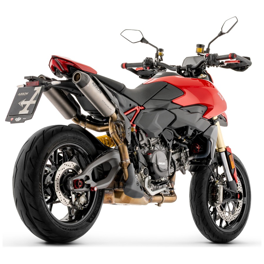 Escape Round Sil Titanio Racing Arrow Ducati Hypermotard V2 2026+