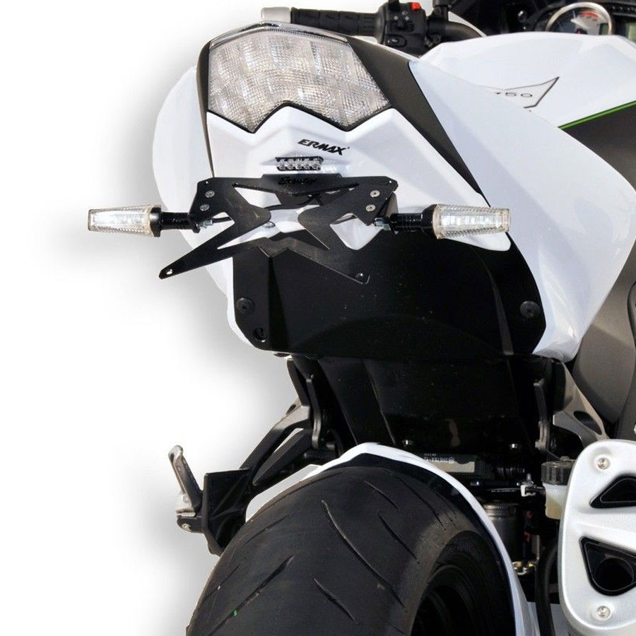 Soporte portamatriculas Ermax para moto Kawasaki Z750 07-12
