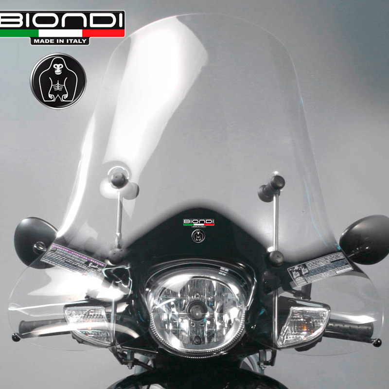 Cupula alta Club transparente Aprilia Scarabeo, Malaguti, Honda PSi