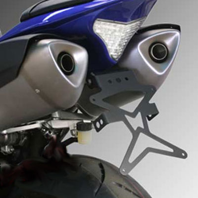 Portamatriculas reclinable de acero Biondi para YAMAHA YZF-R1 2009