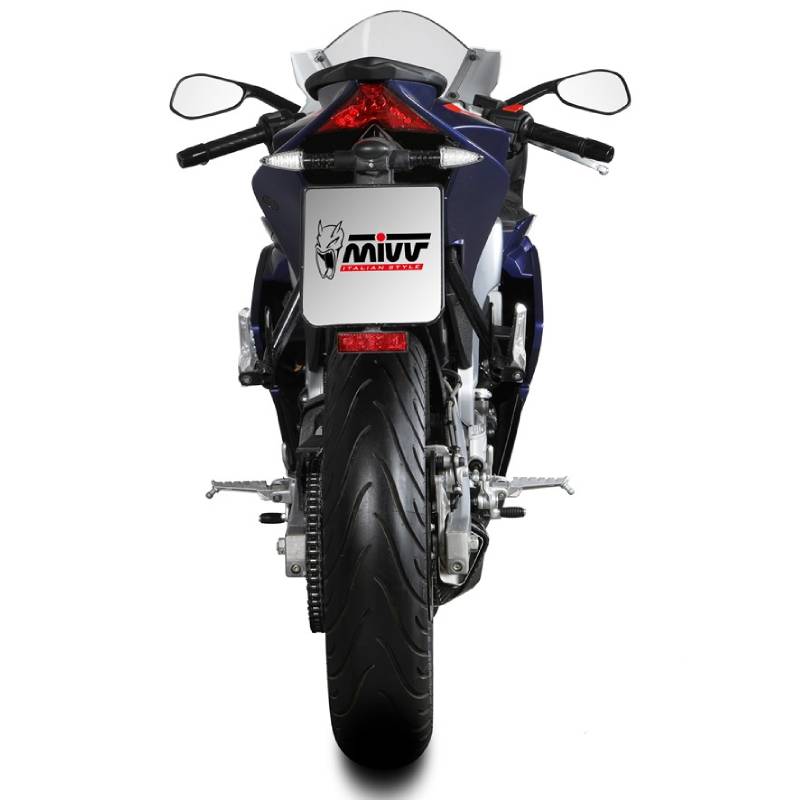 Escape Mivv Delta Race Acero Aprilia RS 125 2021+