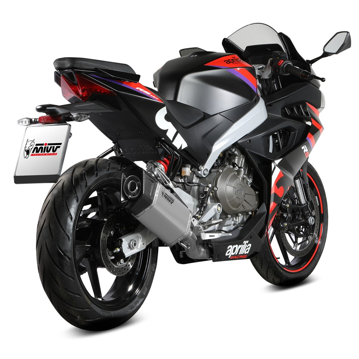 Escape Mivv SR-1 titanio APRILIA RS 457 24+