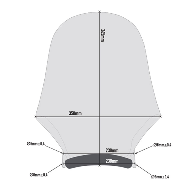 Parabrisas Givi universal