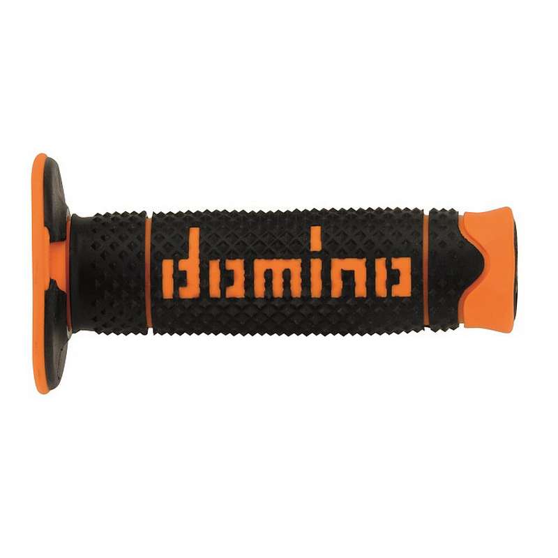 puños moto domino dsh off-road negro-naranja