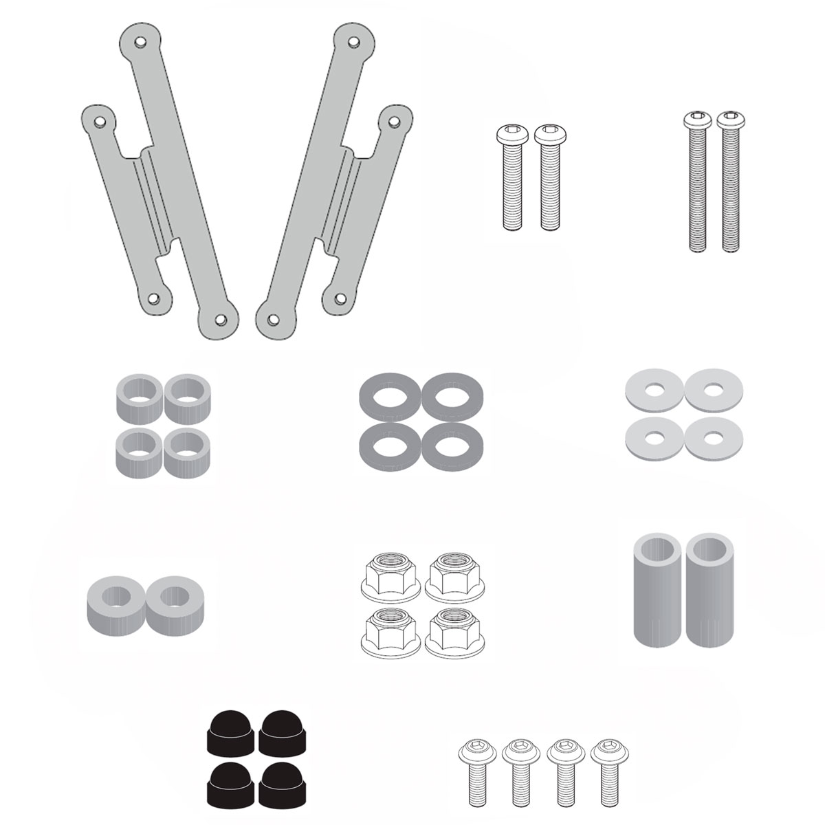 Kit anclajes cupula Kawasaki Z650 S 2026+