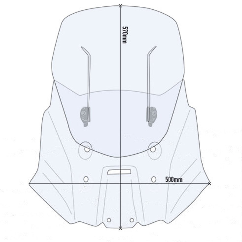 Cupula extensible Givi Suzuki DL 1050 VStrom 20-