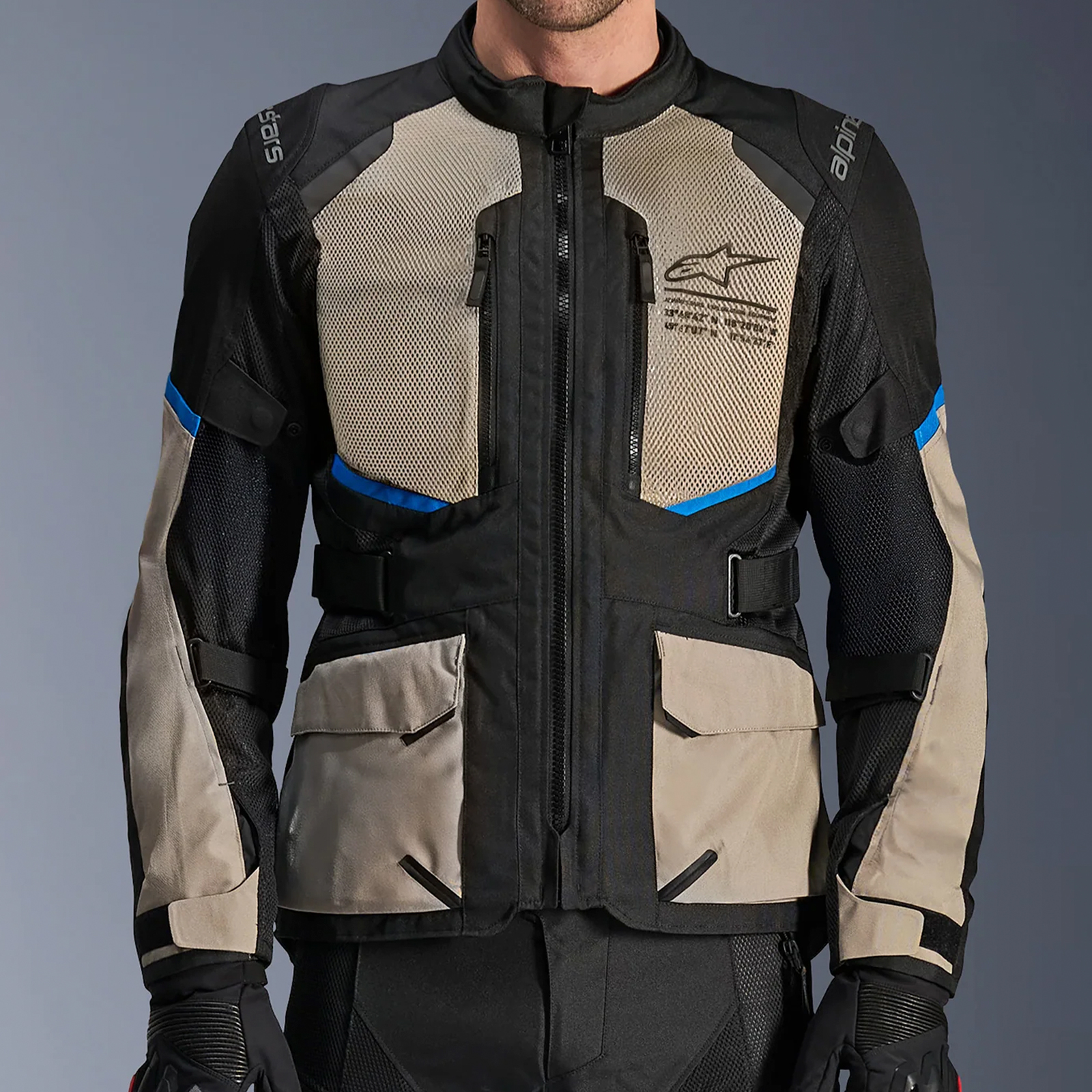 Chaqueta Alpinestars Andes Air Negro / Gris claro