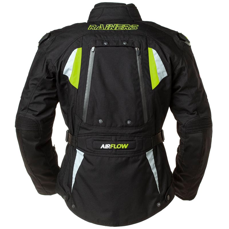 Chaqueta de moto Rainers Arrow invierno Fluor-negro
