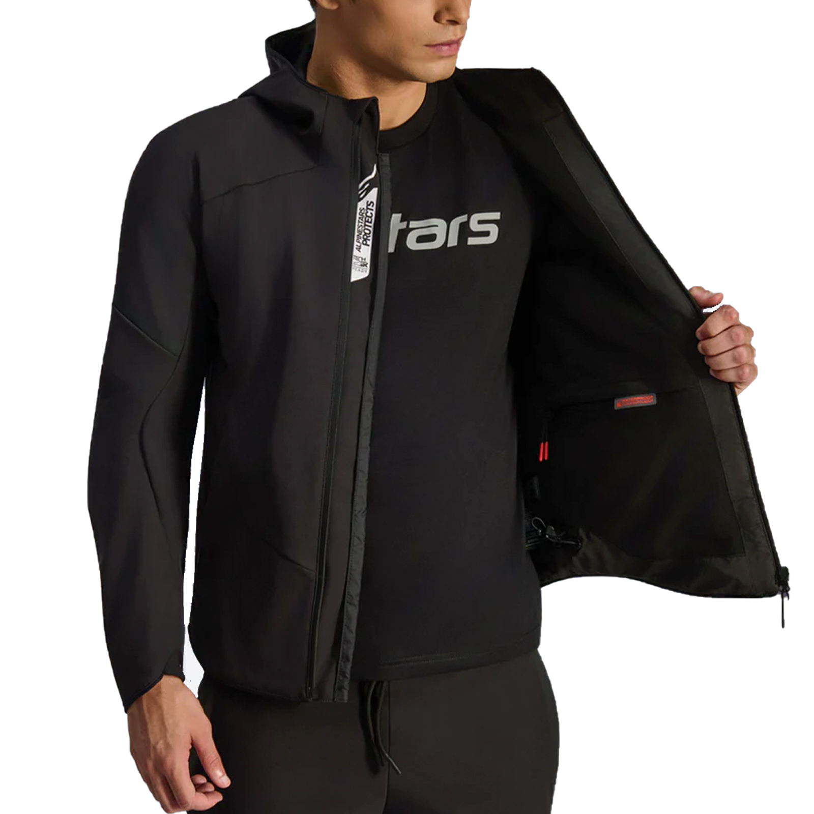 Chaqueta Alpinestars Aeroshell Impermeable / Negro