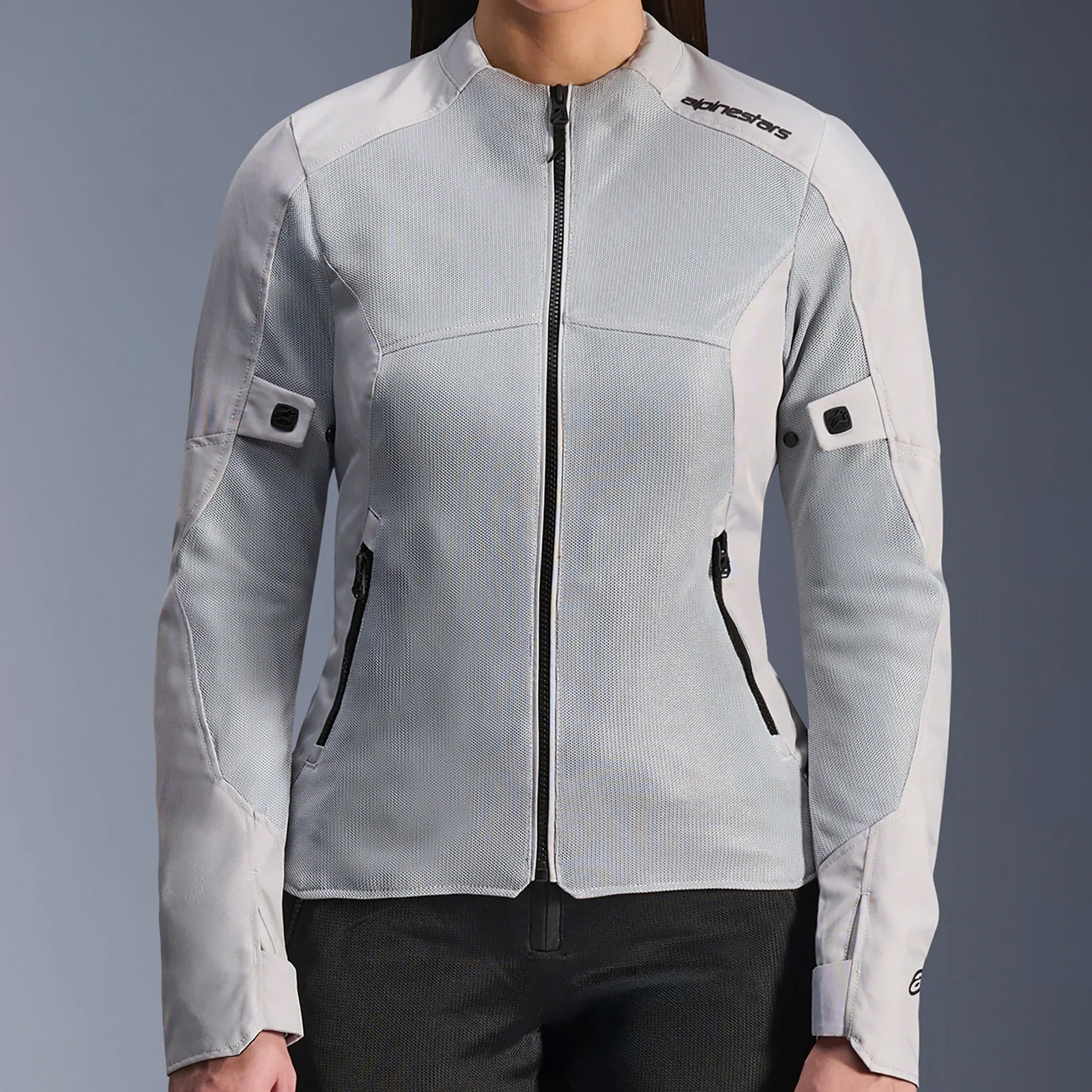 Chaqueta Alpinestars Stella C-1 Air Plateado