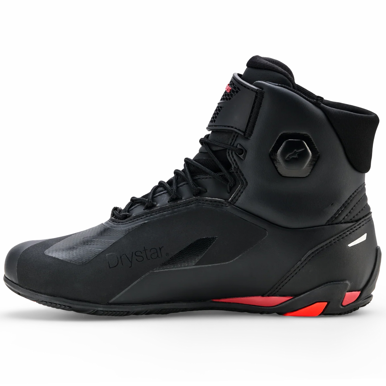 Zapatillas Alpinestars Faster 4 Drystar Negro / Rojo Fluor