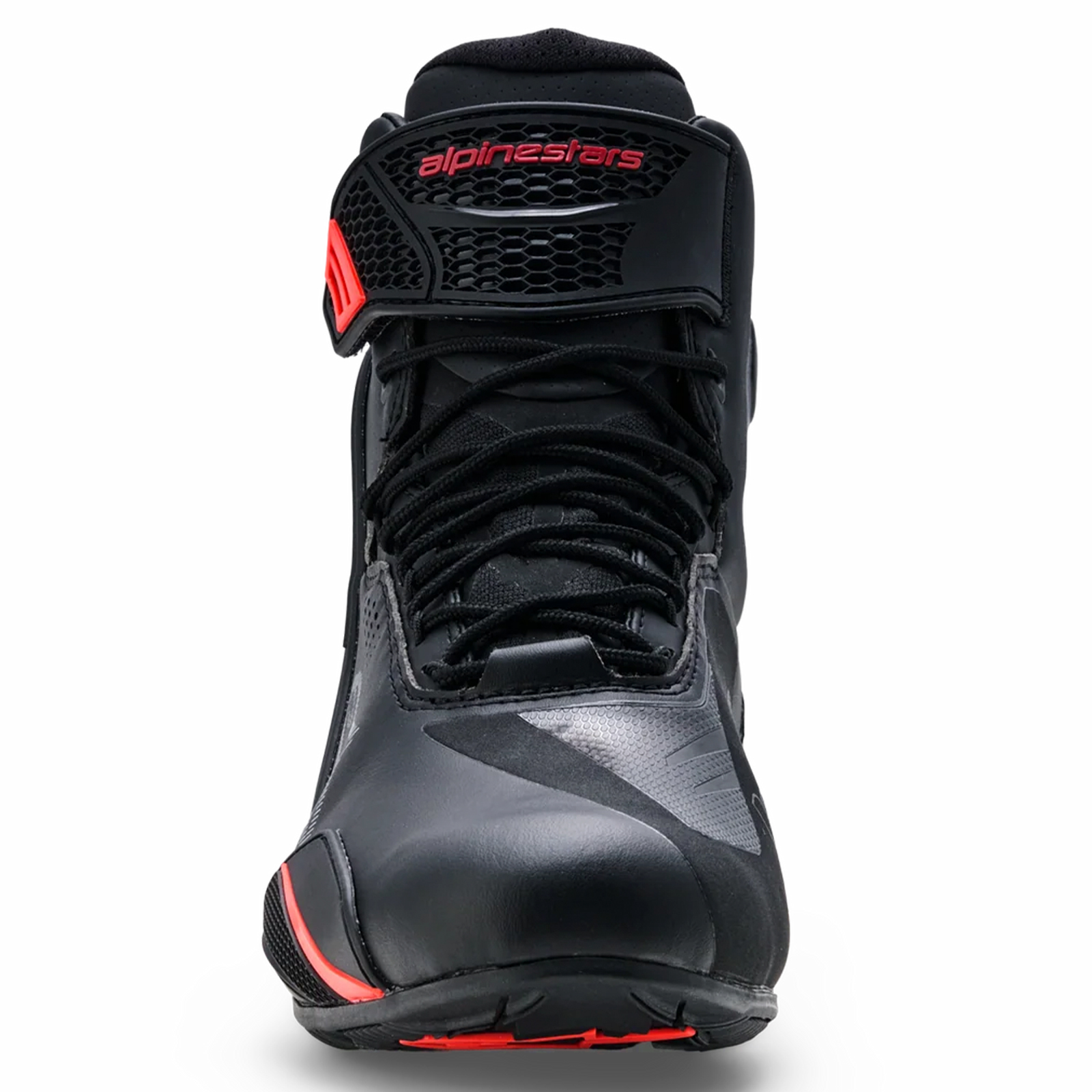 Zapatillas Alpinestars Faster 4 Drystar Negro / Rojo Fluor