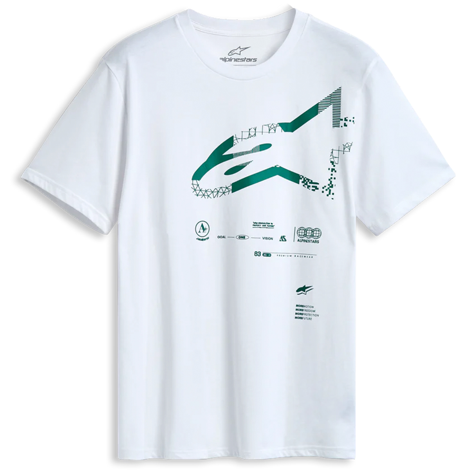 Camiseta Alpinestars Geografica Blanco