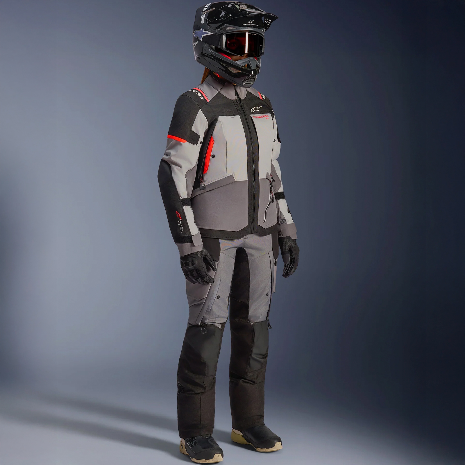 Chaqueta Alpinestars Stella Andes V4 Gris claro / Negro / Coral