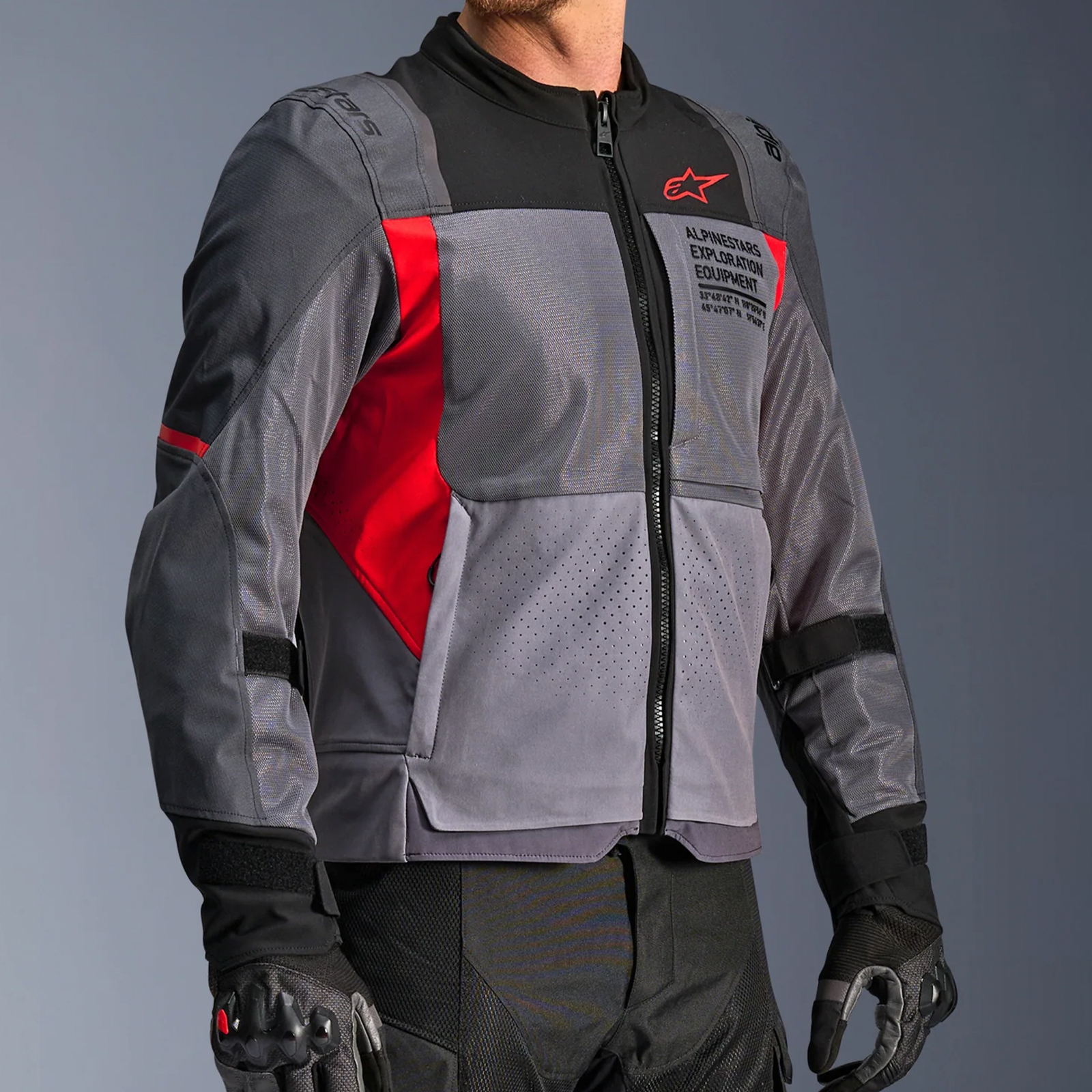 Chaqueta Alpinestars ST-2 Air Gris / Rojo
