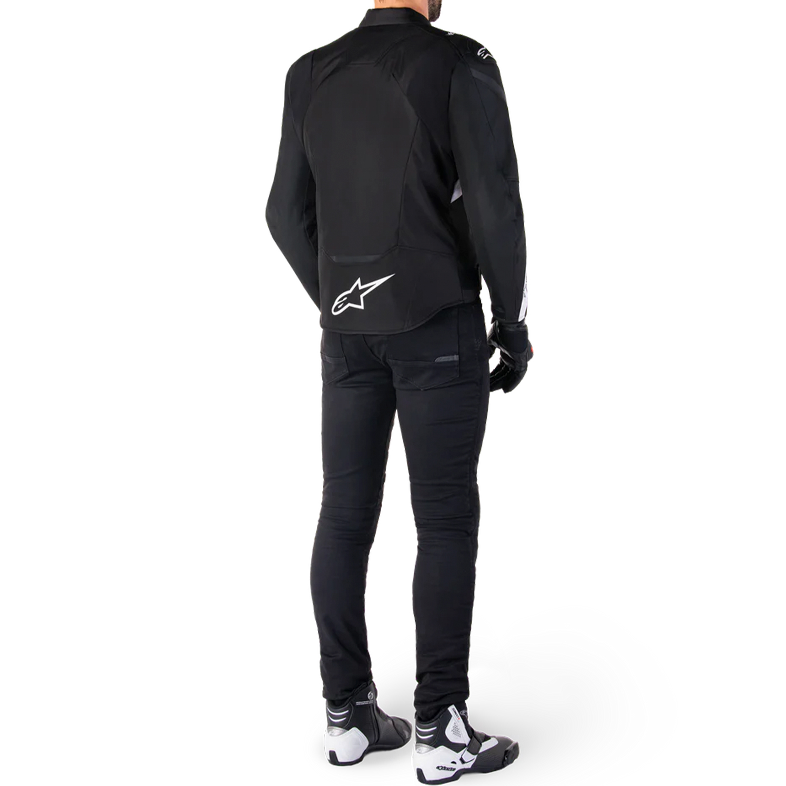 Chaqueta Alpinestars T-Jaws V4 Negro / Blanco