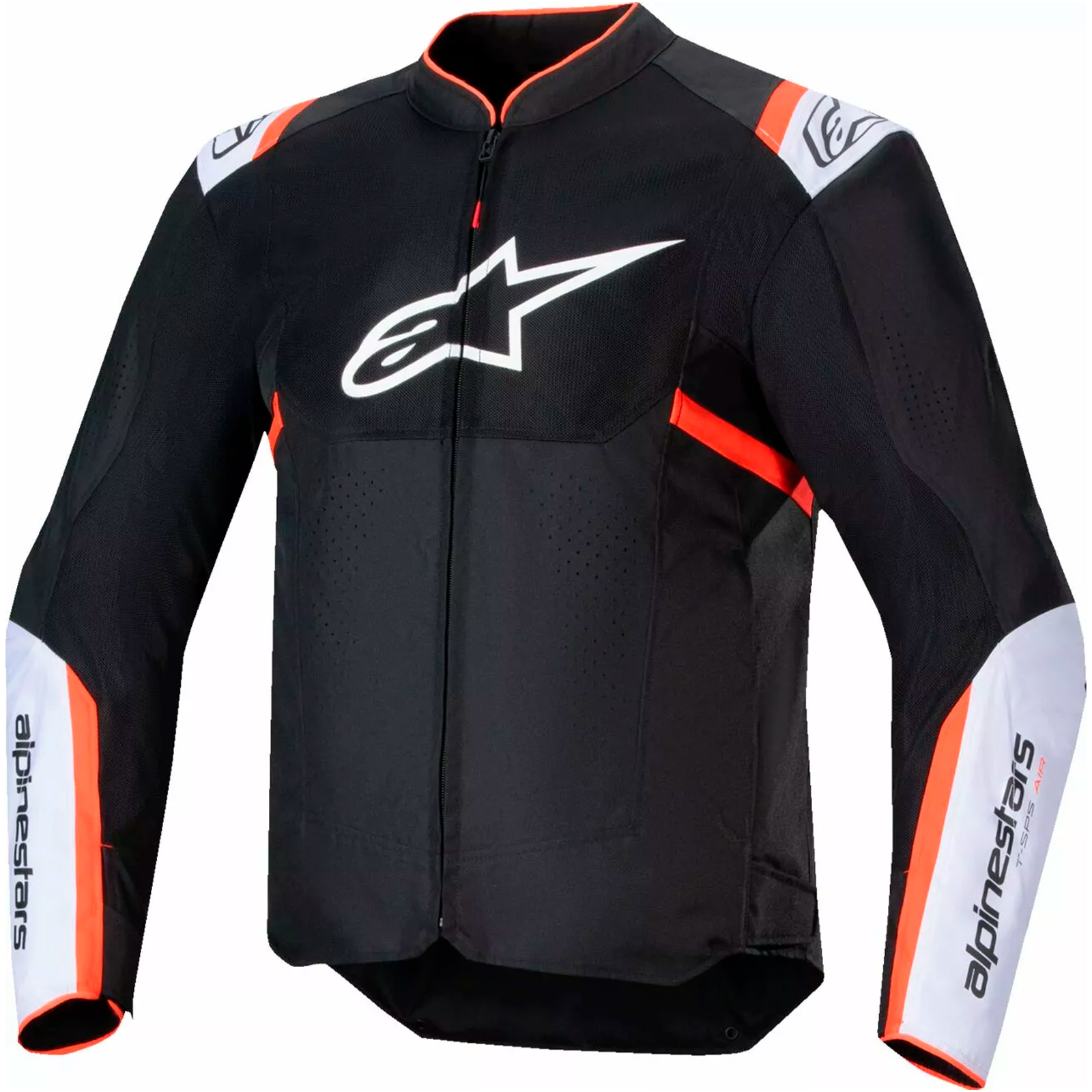 Chaqueta Alpinestars T-SPS V2 Air Negro / Blanco / Rojo Fluor