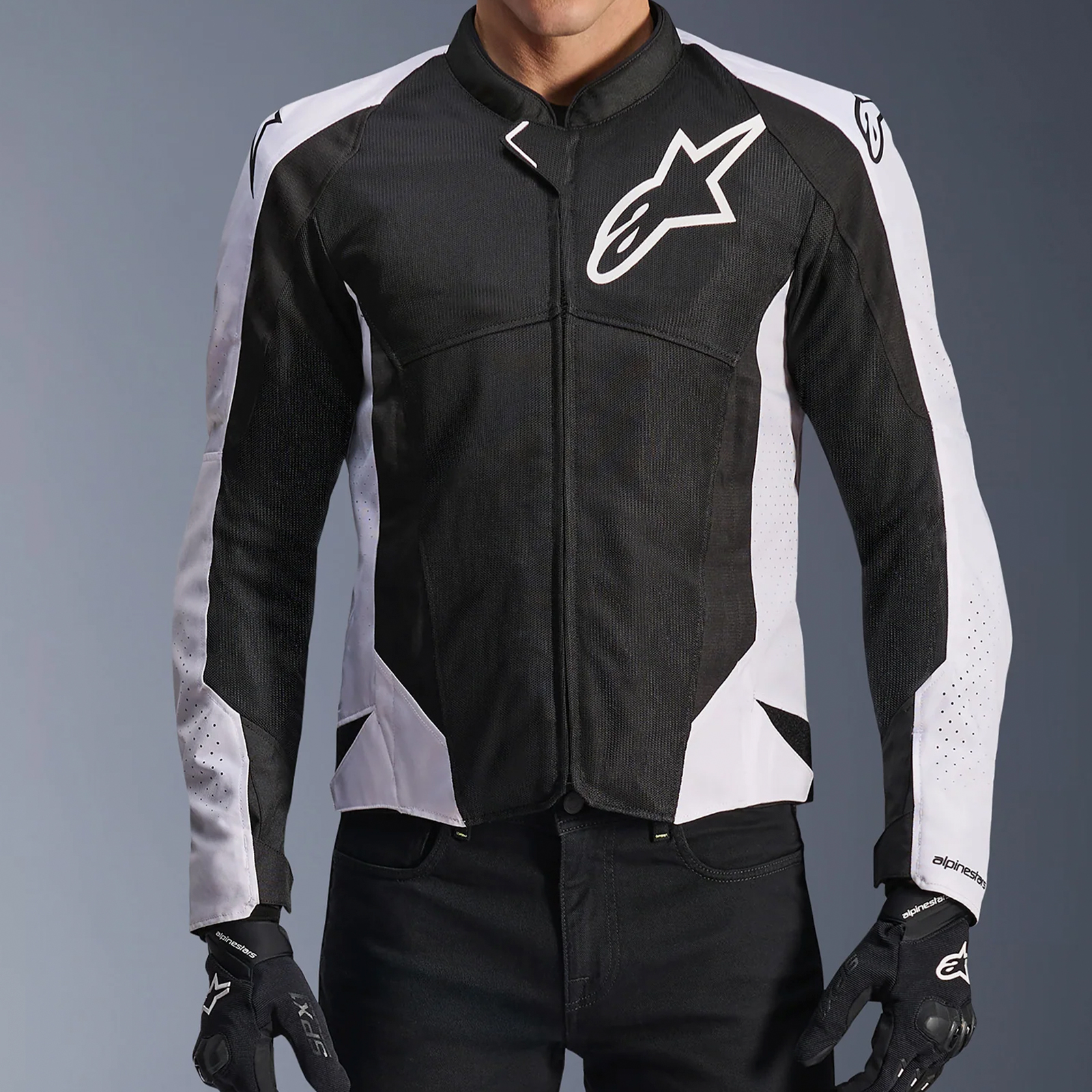 Chaqueta Alpinestars Viper Air V4 Negro / Blanco