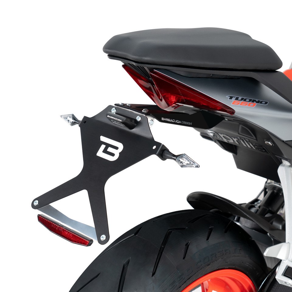 Portamatriculas Barracuda para Aprilia RS 660 21-22 y Tuono 660 21+
