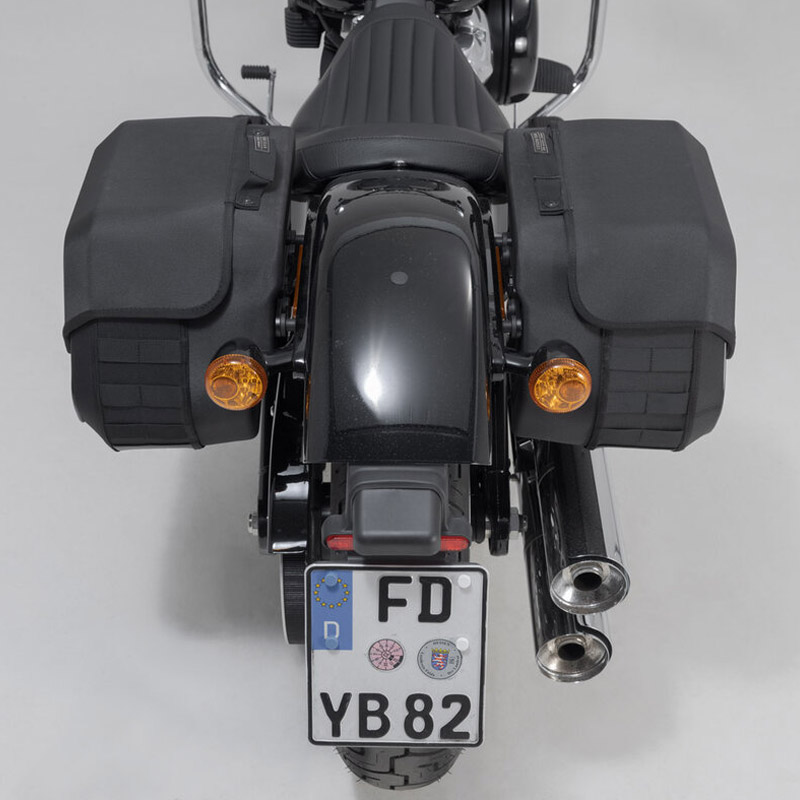 Juego bolsas y soportes Legend LH1 Harley Davidson Softail