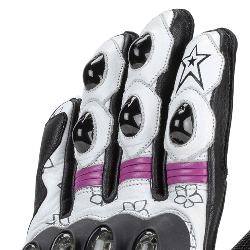 Guantes moto racing para mujer de Rainers modelo BELEN