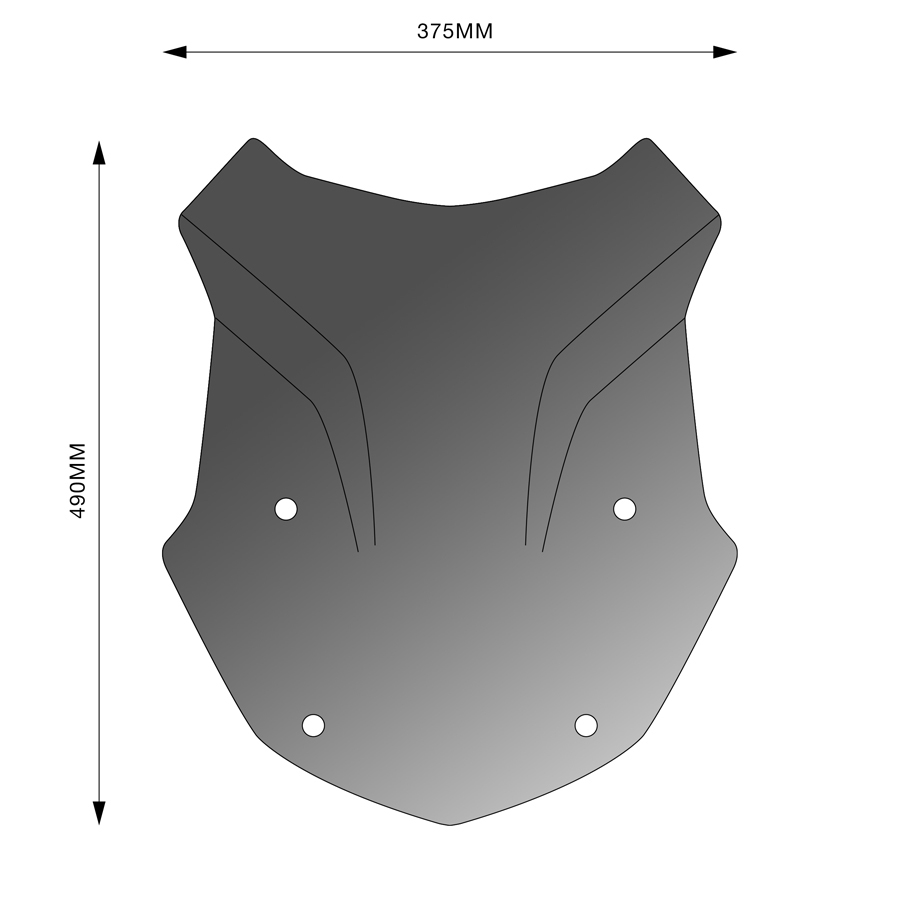 Cupula barracuda aerosport BMW R 1250GS 19-22