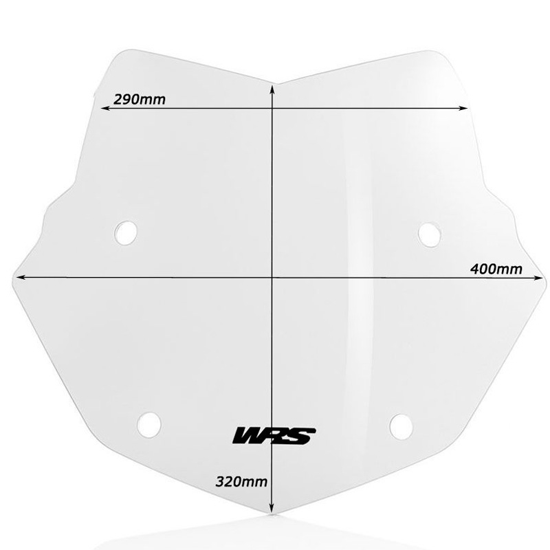 Parabrisas WRS EVO BMW R1200GS-ADV 2004-2012 Rally (Faros Halógenos)