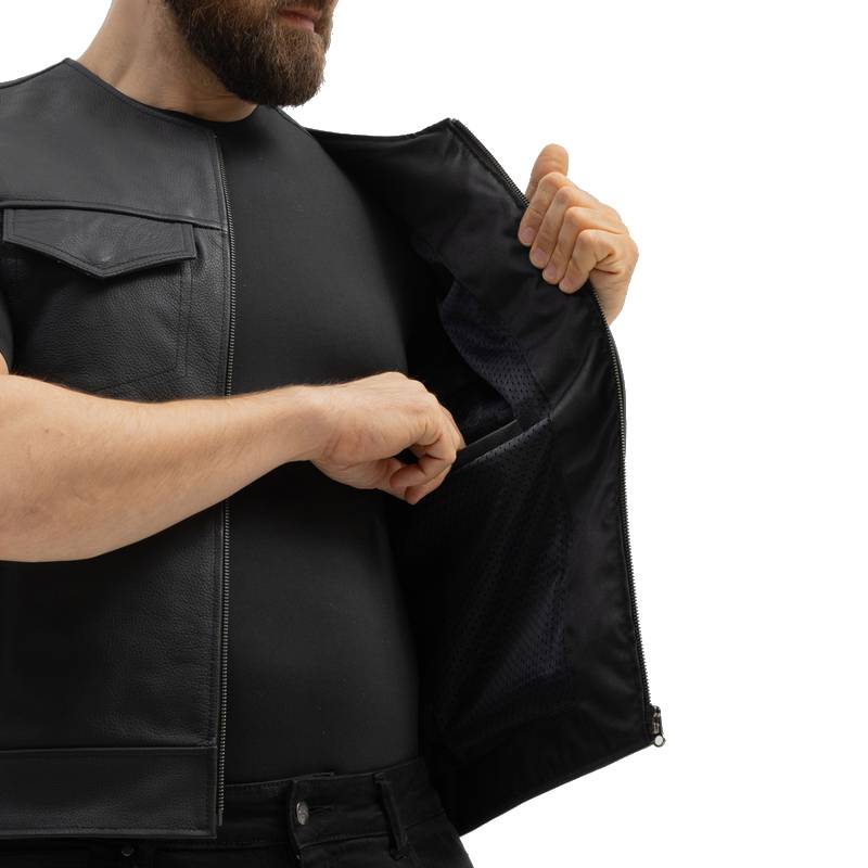 Chaleco Broger Blade Piel Negro