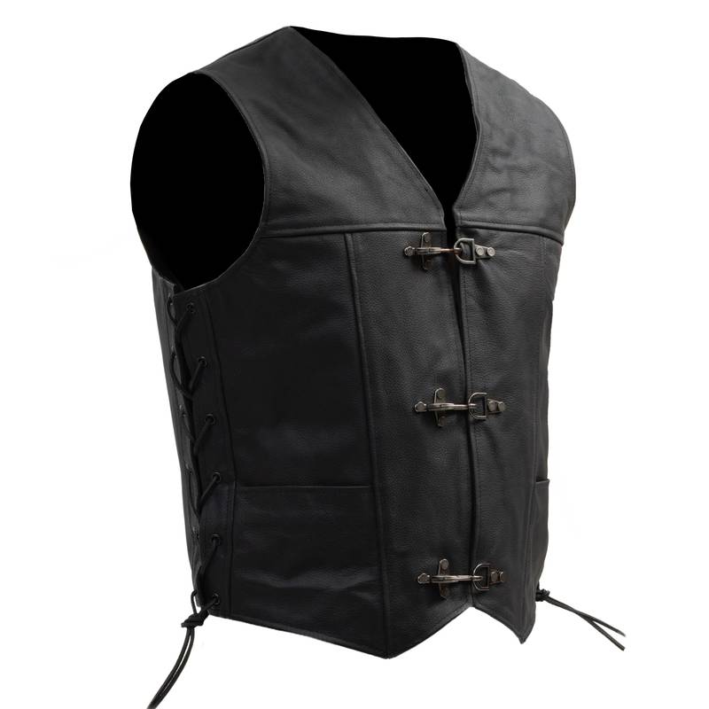 Chaleco Broger Clubman Piel Negro