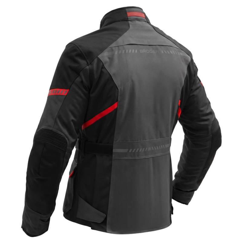 Chaqueta Broger Overland Negro-Gris-Rojo