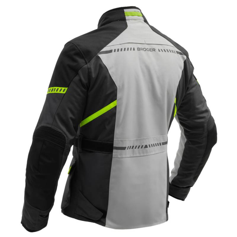 Chaqueta Broger Overland Gris-Amarillo Flúor