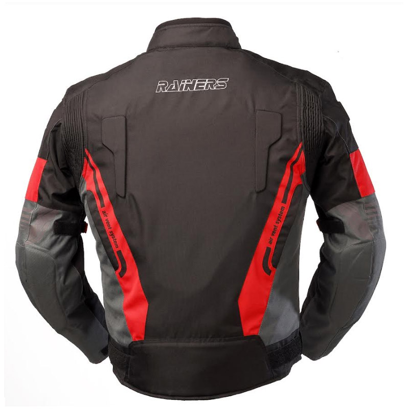 Chaqueta de moto California de invierno Rainers rojo