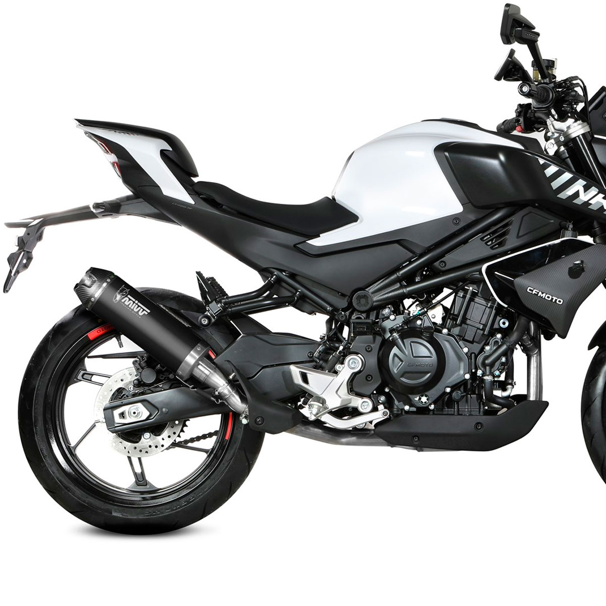 Escape mivv gp AK1 Negro CF Moto 450 NK 2023+