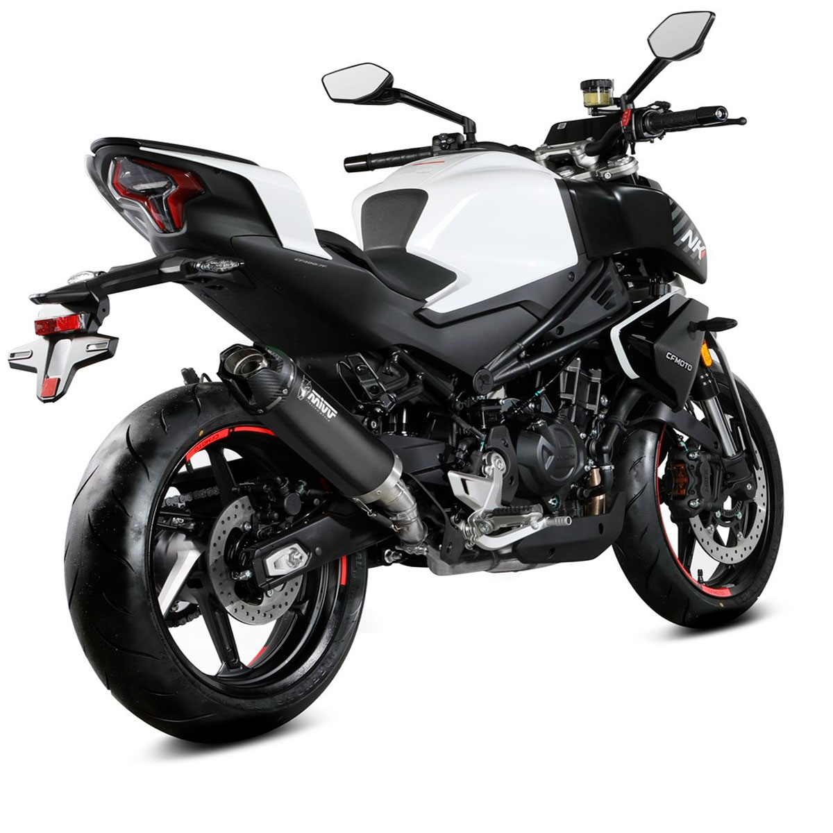 Escape mivv gp AK1 Negro CF Moto 450 NK 2023+