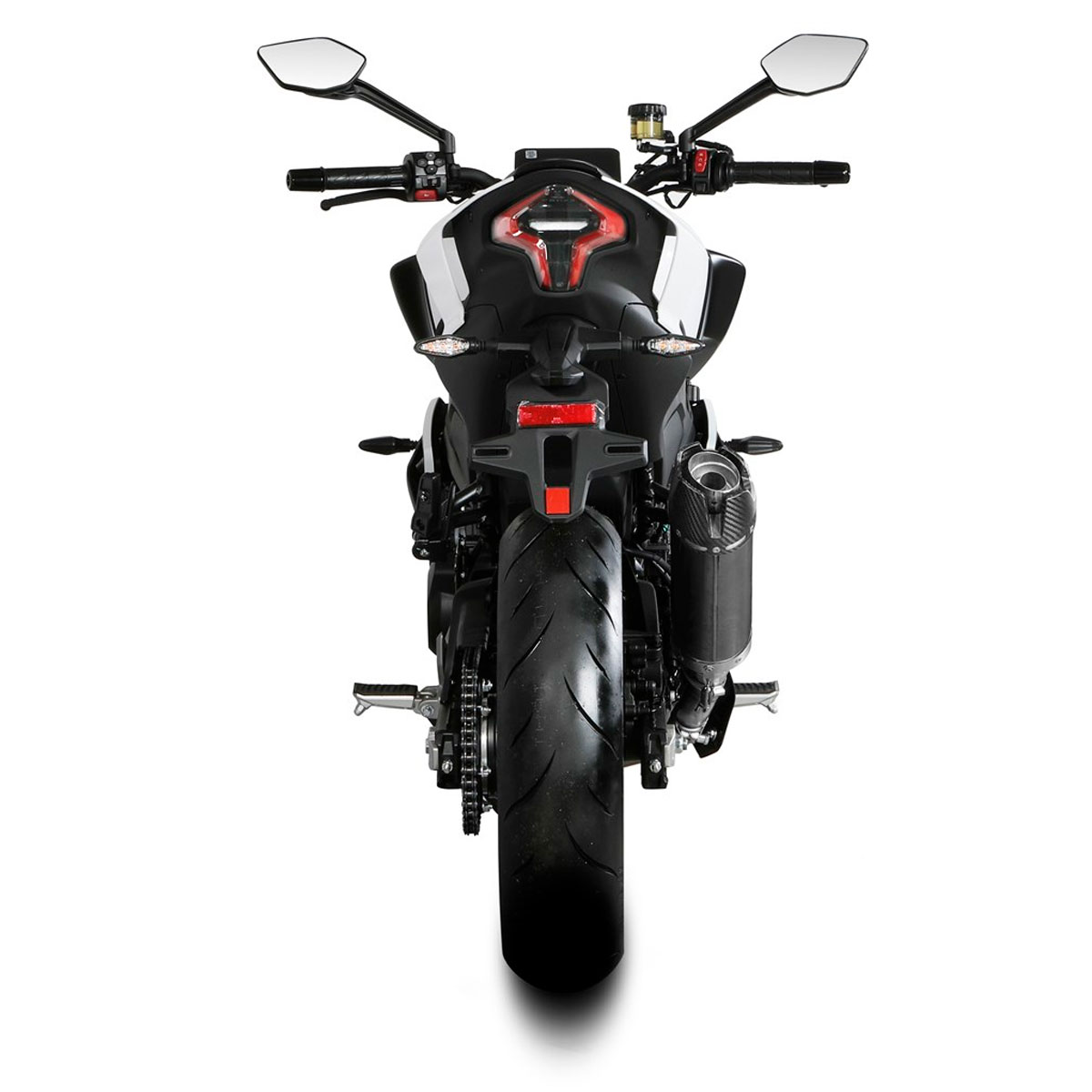 Escape mivv gp AK1 Negro CF Moto 450 NK 2023+