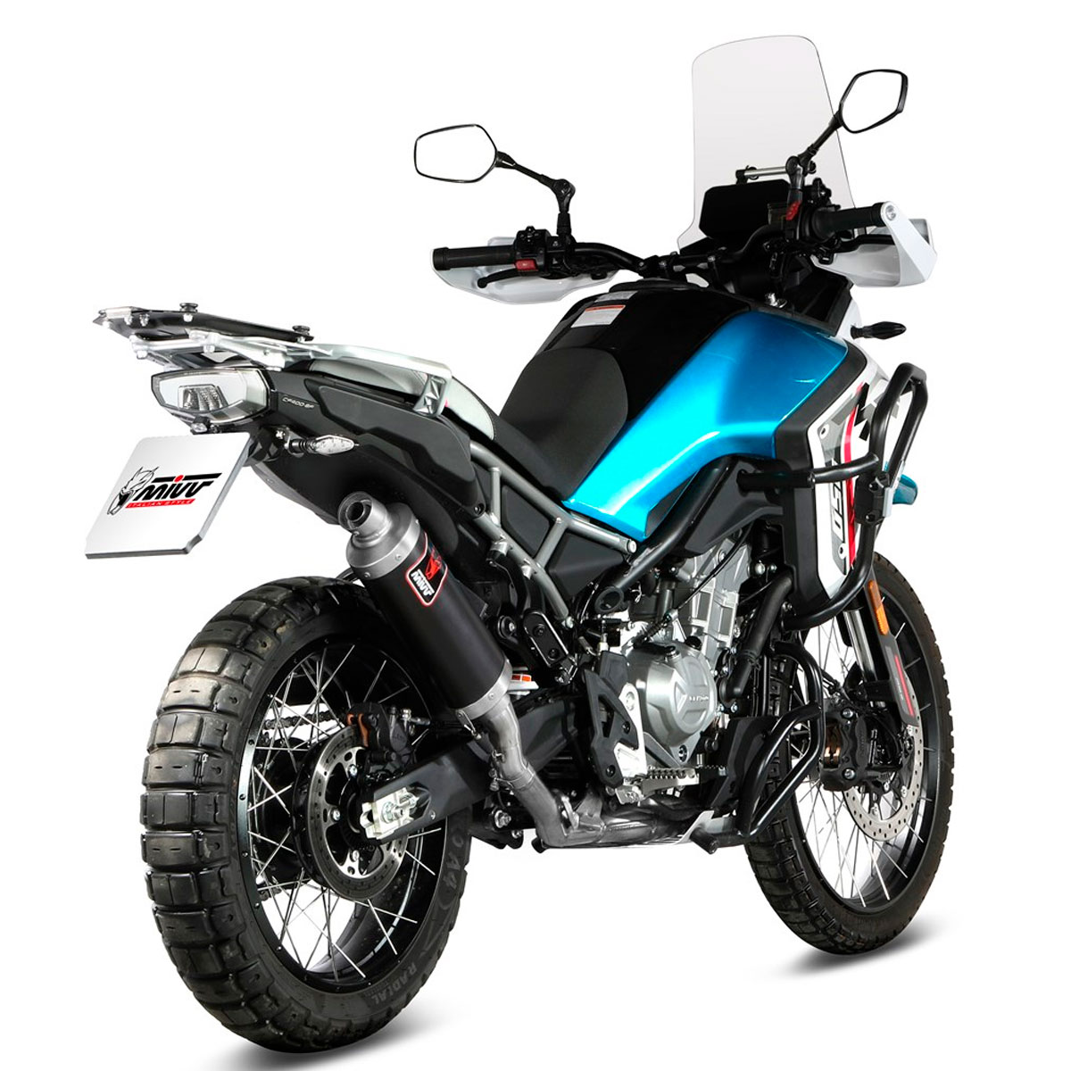 Escape Mivv Dakar negro CF MOTO 450MT 24+