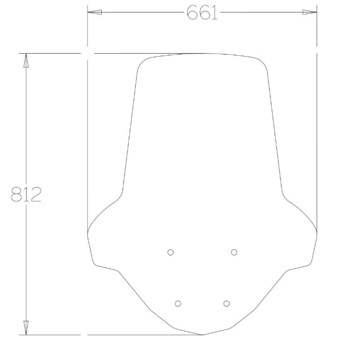 Parabrisas alto Sym Jet 125 2021-2023