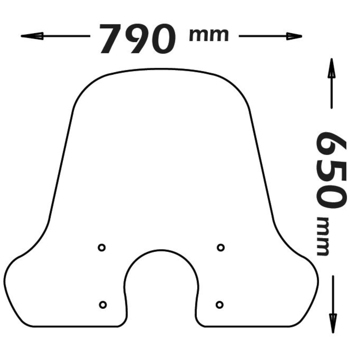 Parabrisas classic Vespa GTS 125-300 2019-2022