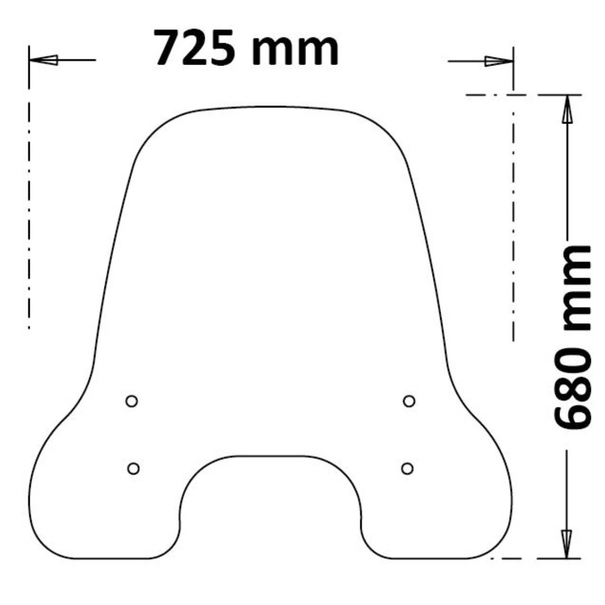 Placa parabrisas NGS 1 2019-2022 / NGS 2 2019- / NGS 3 2019-