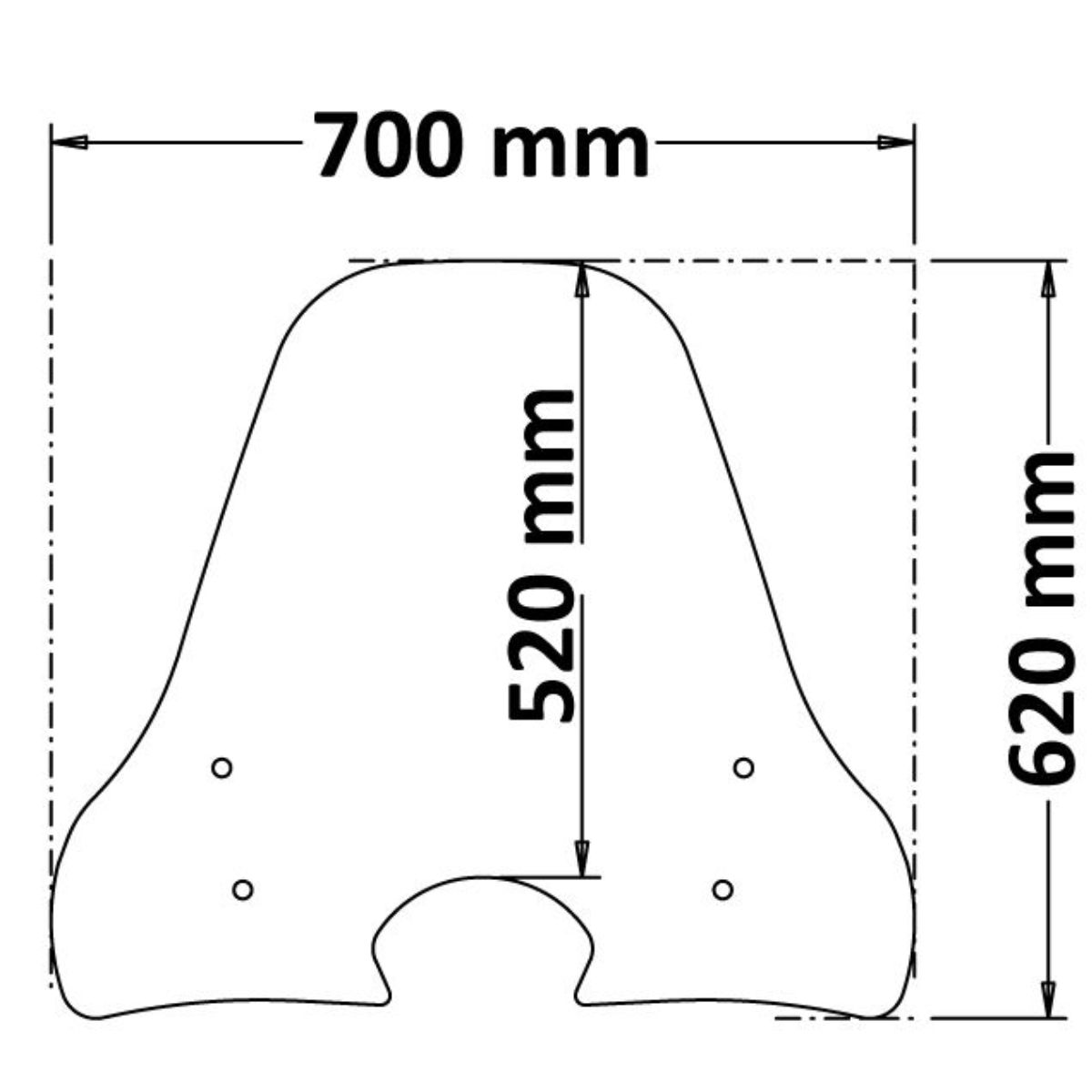 Parabrisas classic Honda SH 125 2021-2022