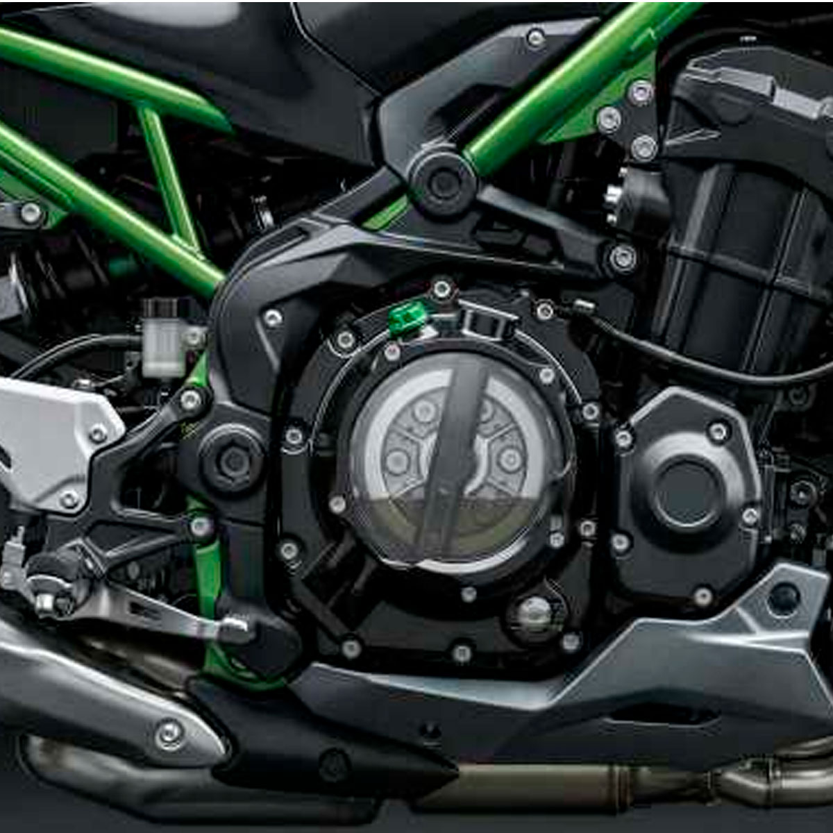 Tapa Cubierta embrague Evotech Kawasaki Z900 17+
