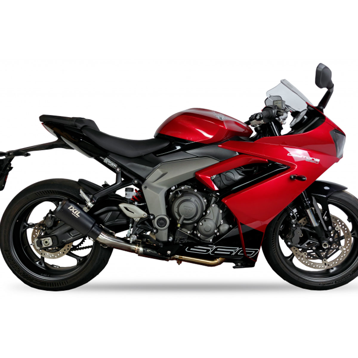 Escape completo ixil RC Triumph Daytona 660 24+ negro