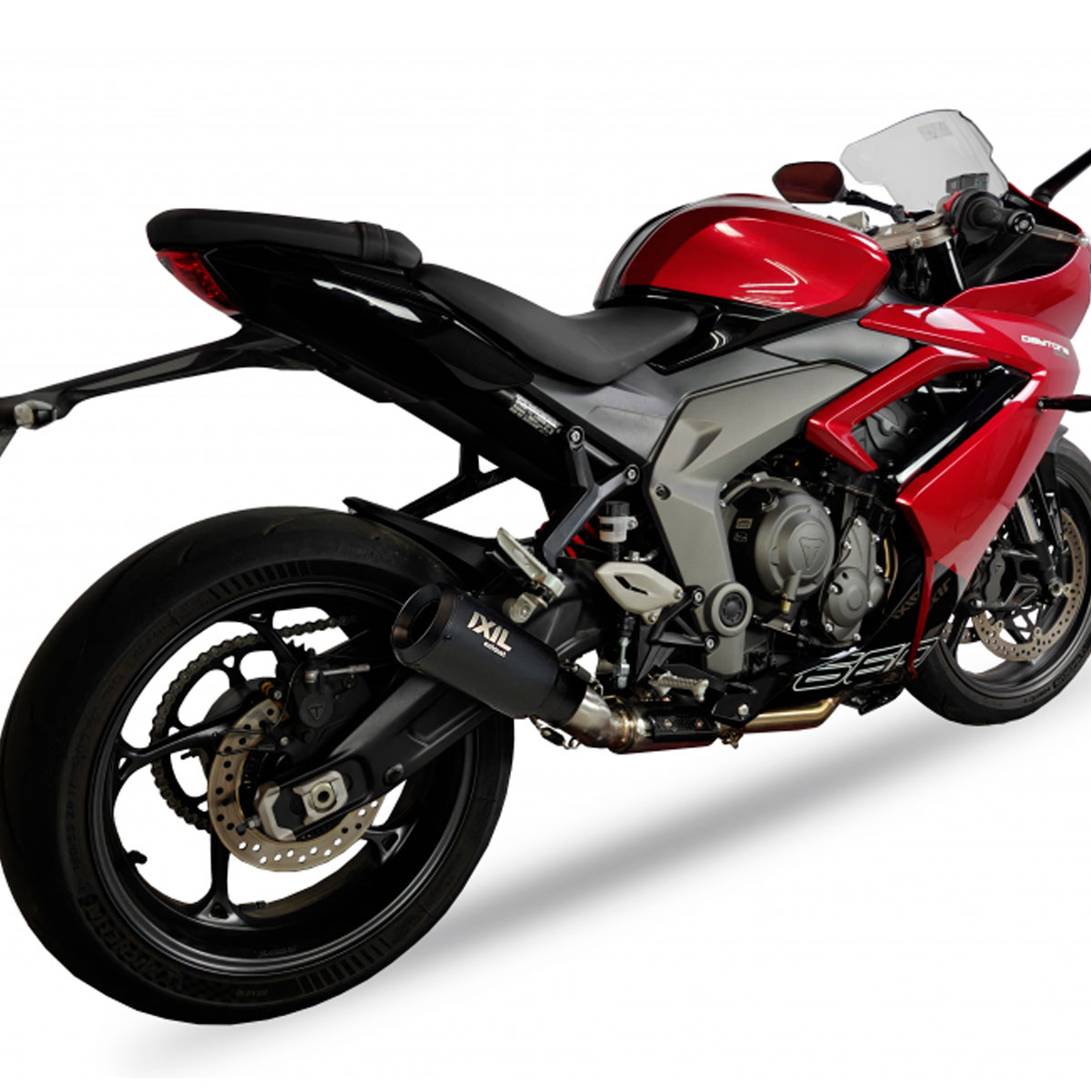Escape completo ixil RC Triumph Daytona 660 24+ negro