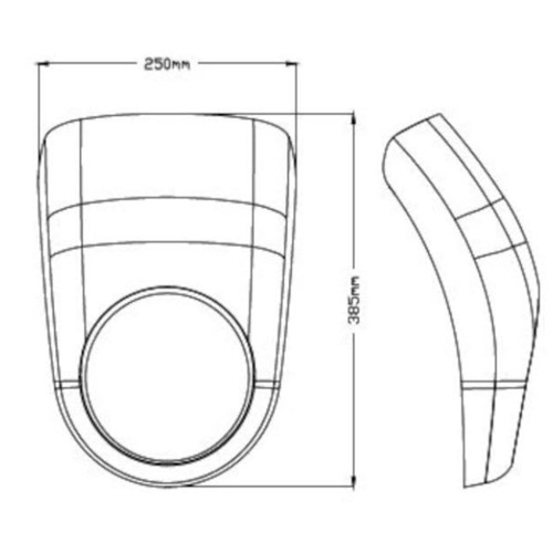 Semicarenado Anarchy Honda Rebel 500 17-19