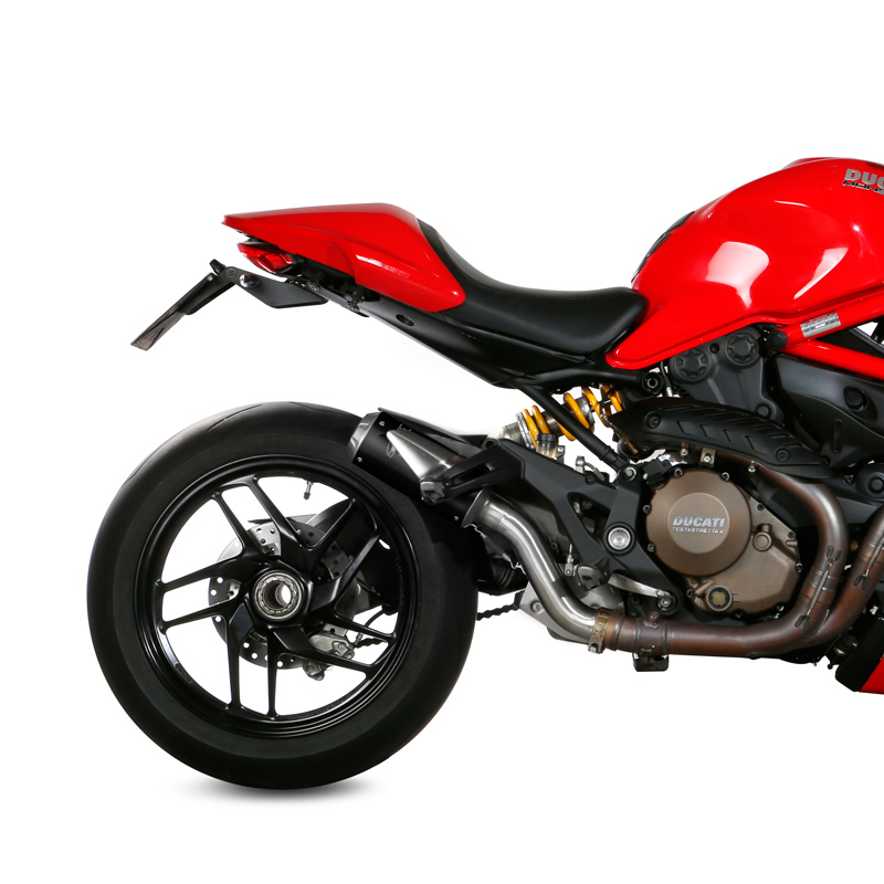 Escape Mivv M3 Ducati Monster 1200 2014-2016 acero inoxidable negro