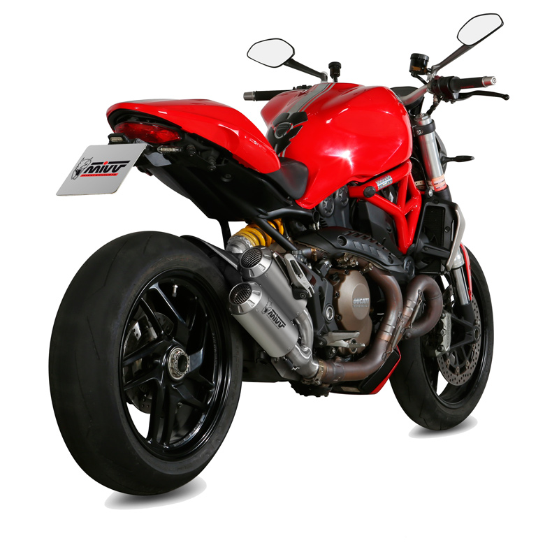 Escape doble acero inoxidable Mivv M3 Ducati Monster 1200 2014-2016