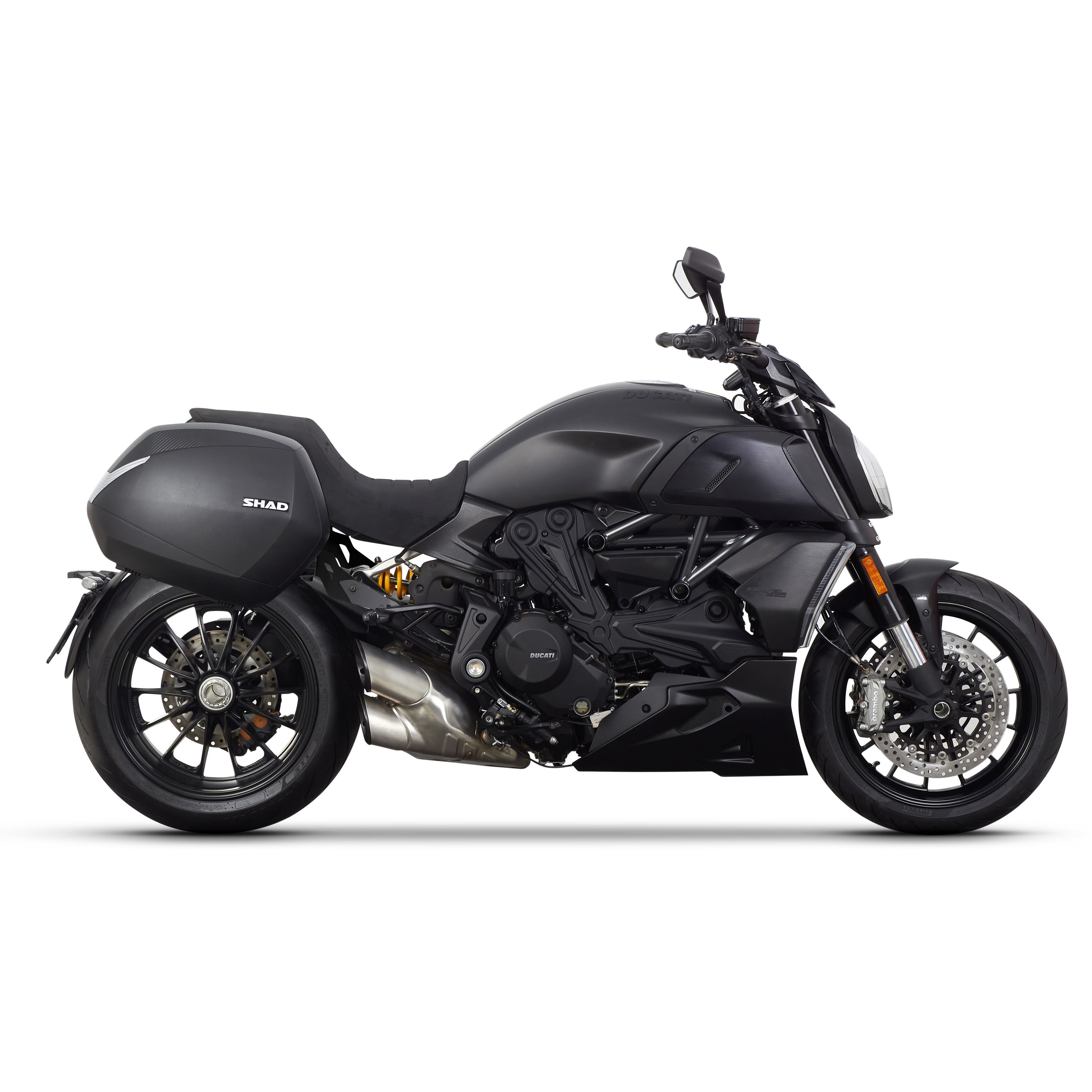 Portamaletas lateral moto Ducati Diavel 1260 19-24 3P System