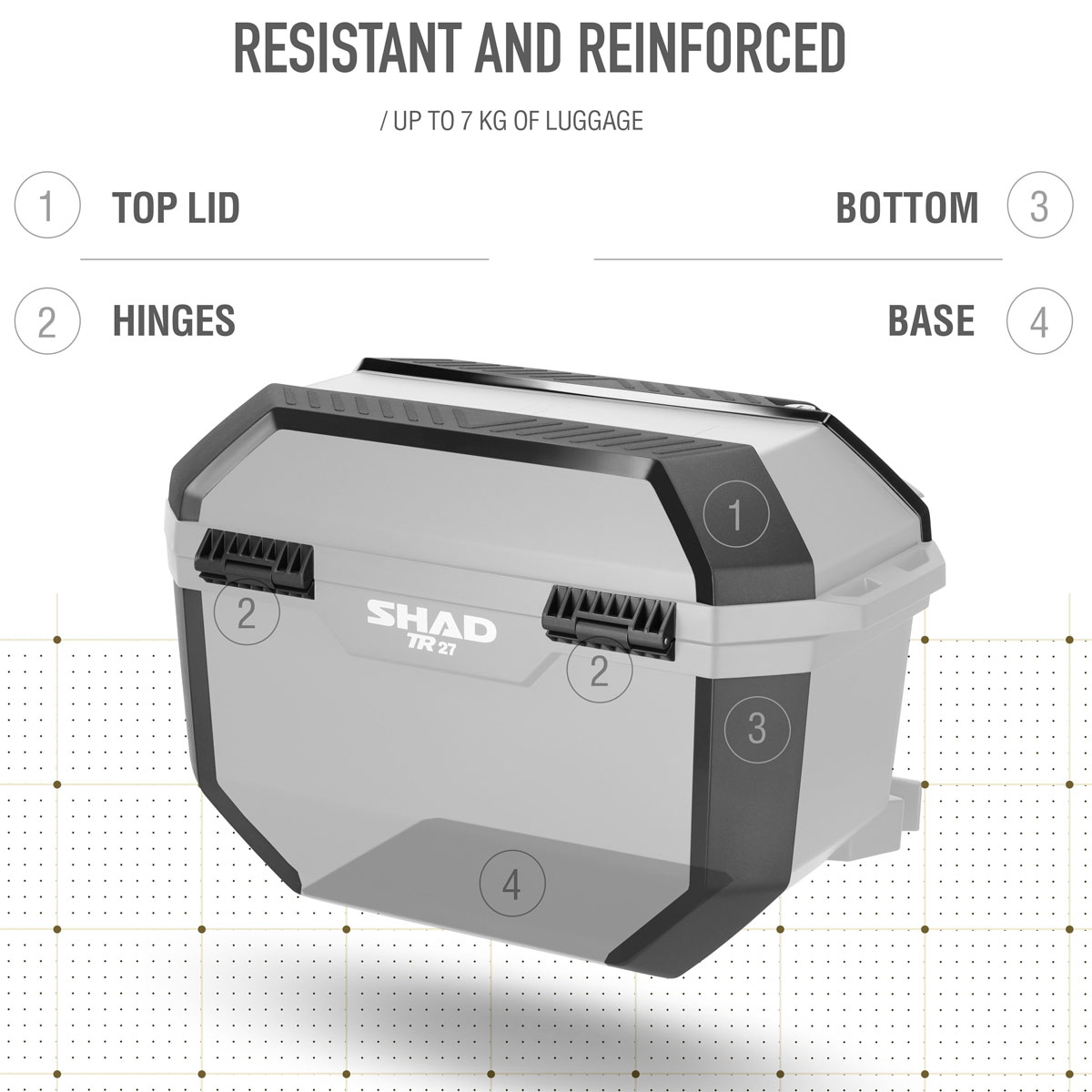 Maletas laterales SHAD TR27 TERRA Aluminio