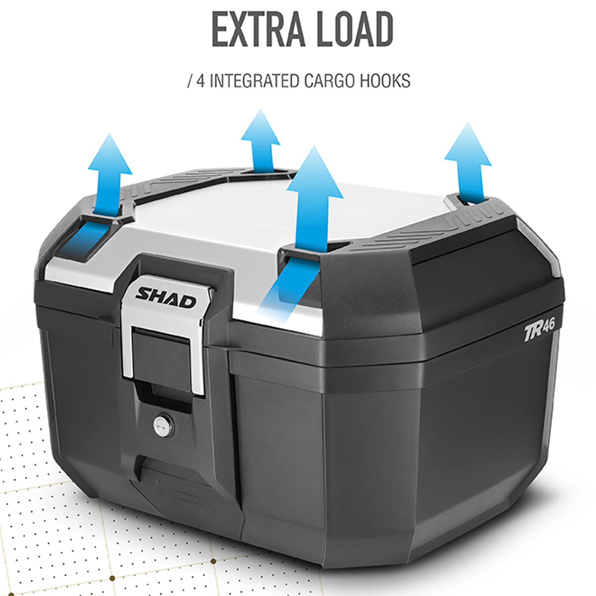 Baul Shad TR46 aluminio TERRA 46L